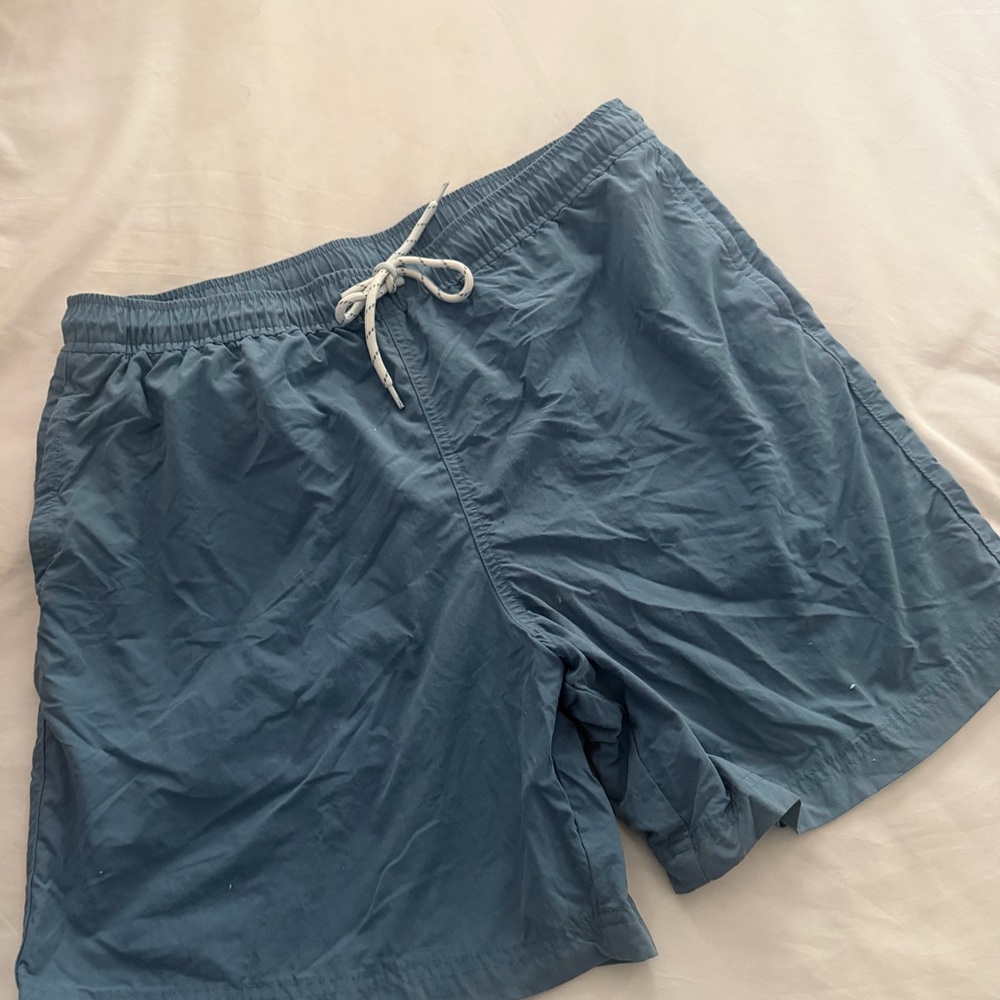 Magellan Men's Blue Swim Shorts with Drawstring